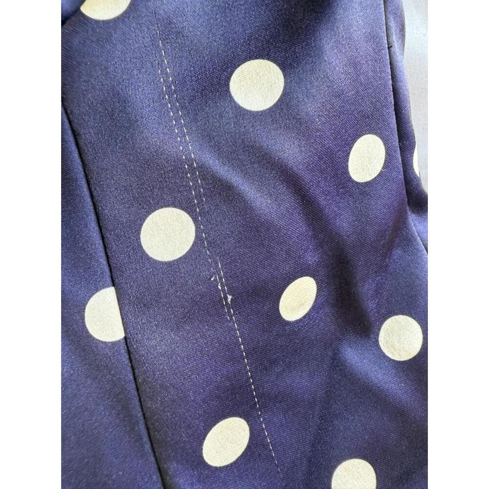 Self-Portrait Blue Polka Dot Midi Dress Size 2,  ($655 original retail) - Picture 7 of 13